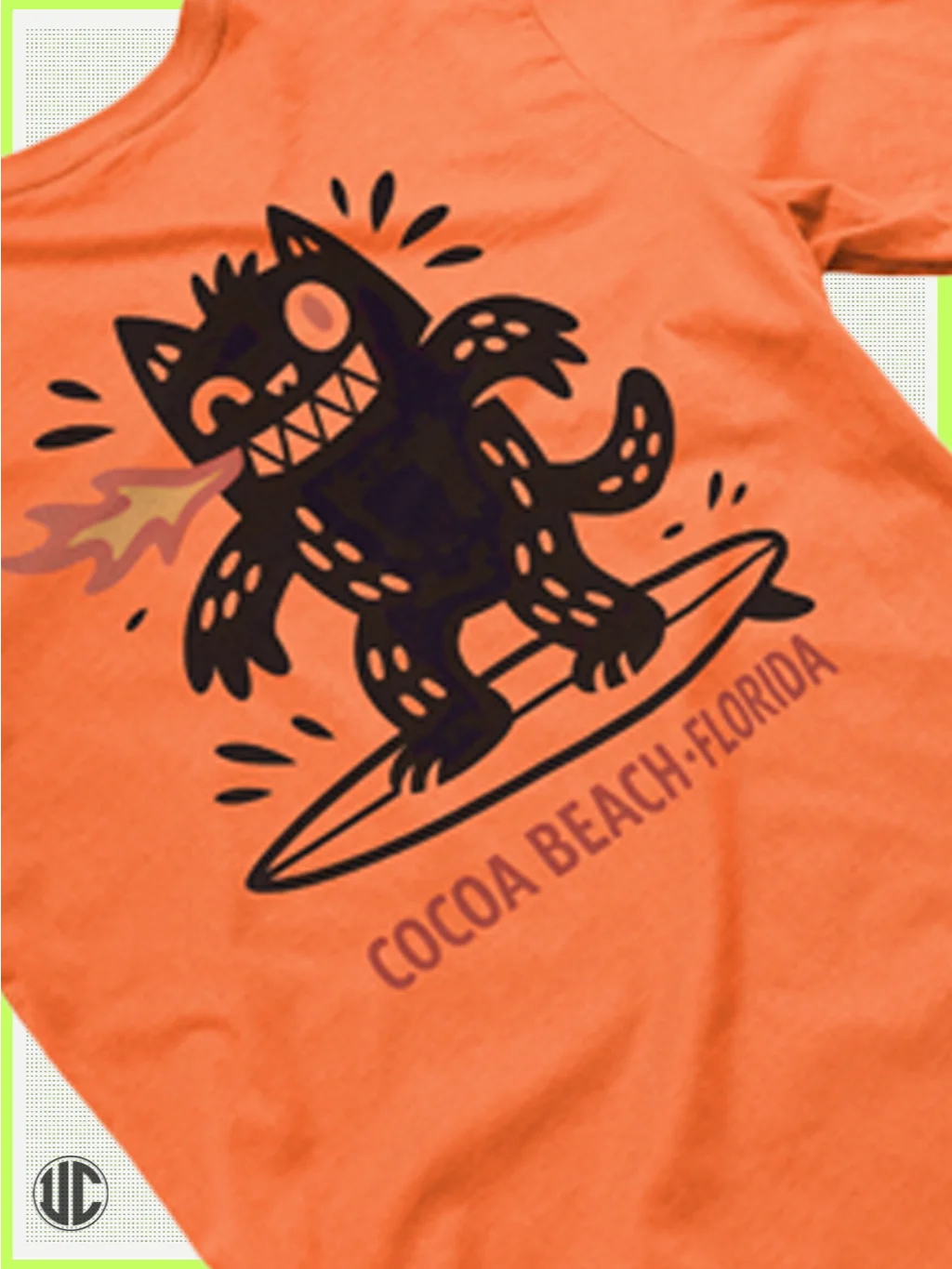 Cocoa Beach Surfer T-Shirt – Graphic Florida Surf Tee product image (3)