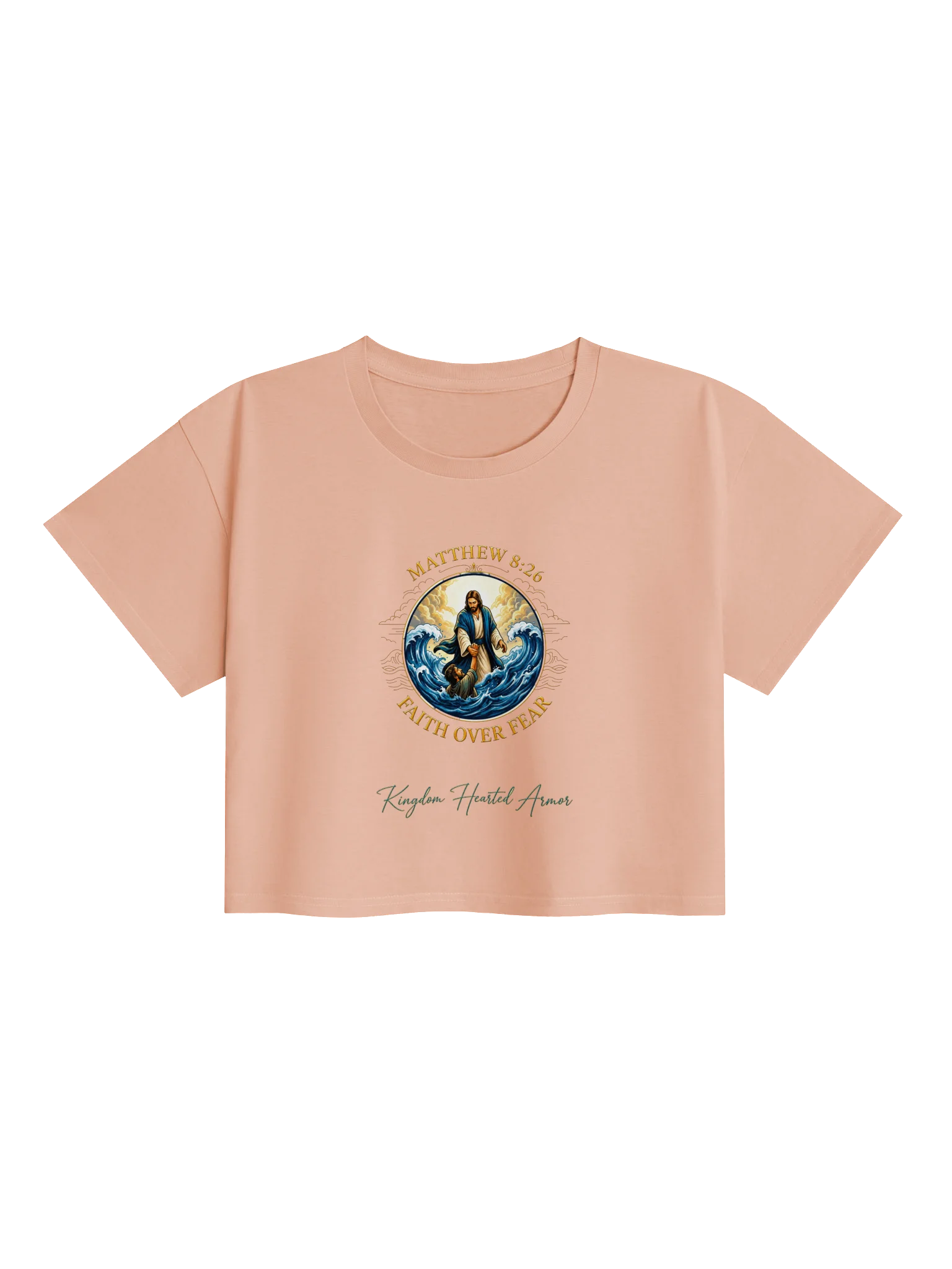 The Matthew 8:26 Boxy Crop Tee product image (1)