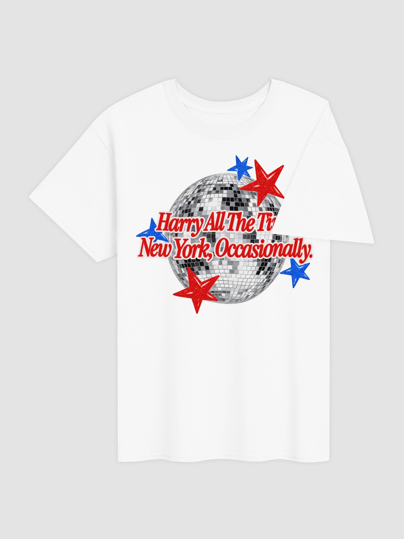 Harry All The Time New York Shirt | Disco Ball Retro Graphic Tee product image (3)
