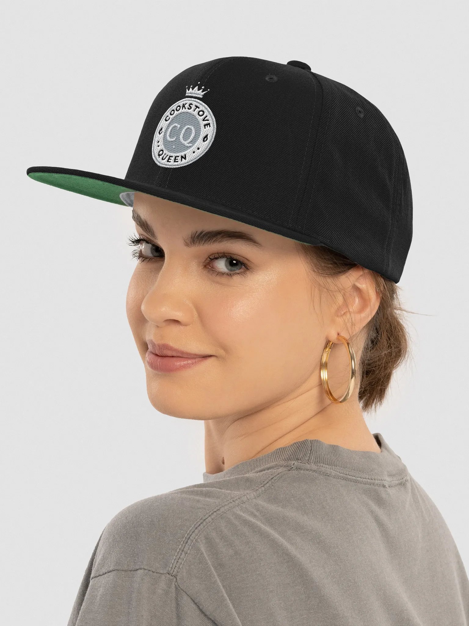 Wool Blend Snapback Cap Cookstove Queen Hat product image (84)