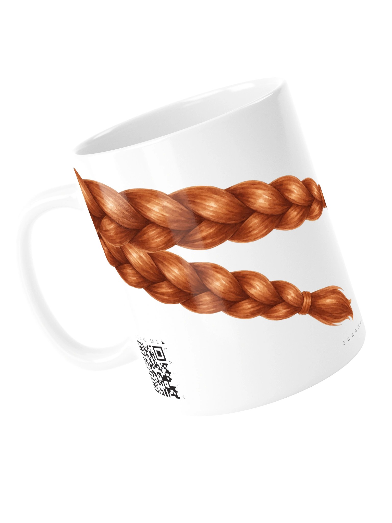 <i>About Red</i> • QR Mug<br /> With 160 Daily Quotes<br /> <small>Quotes from beloved novel<br />Anne of Green Gables (1908)</small> product image (6)