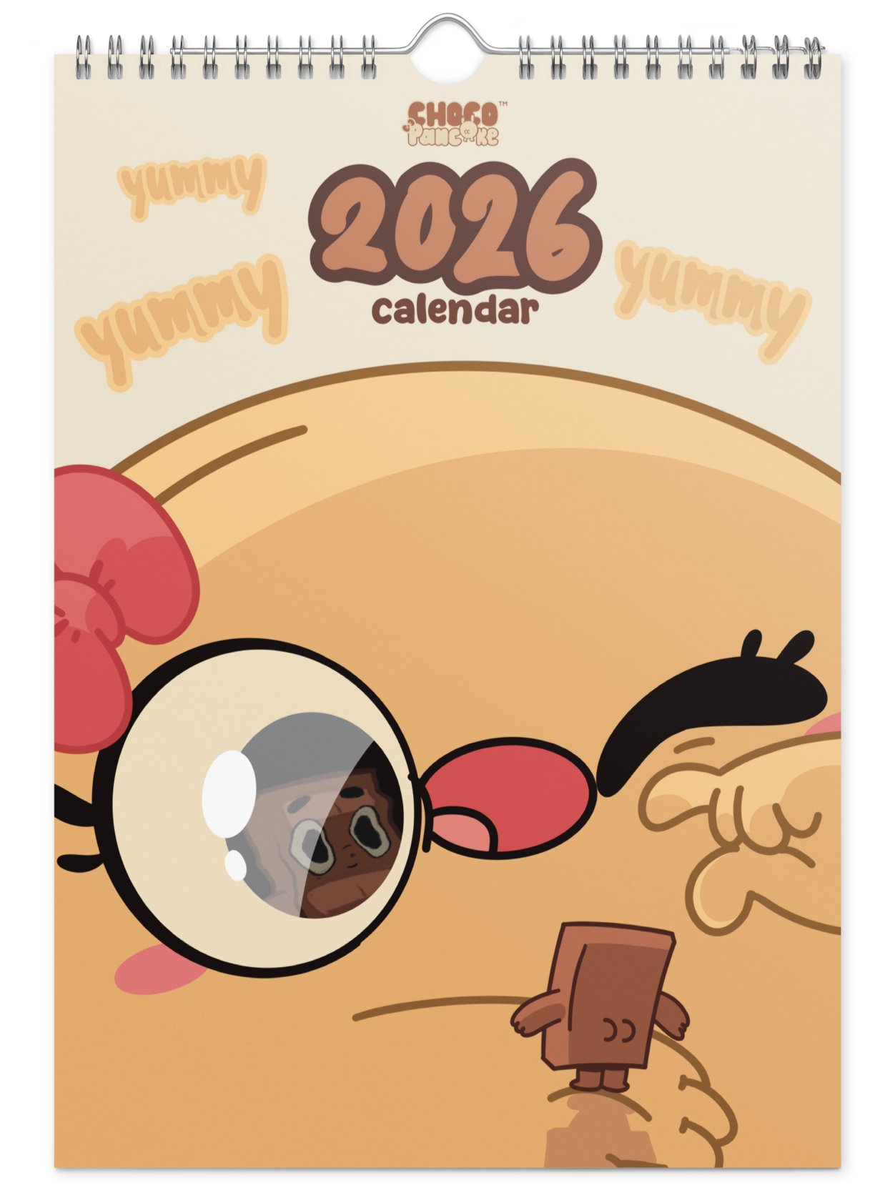2026 Choco & Pancake Wall Calendar product image (2)