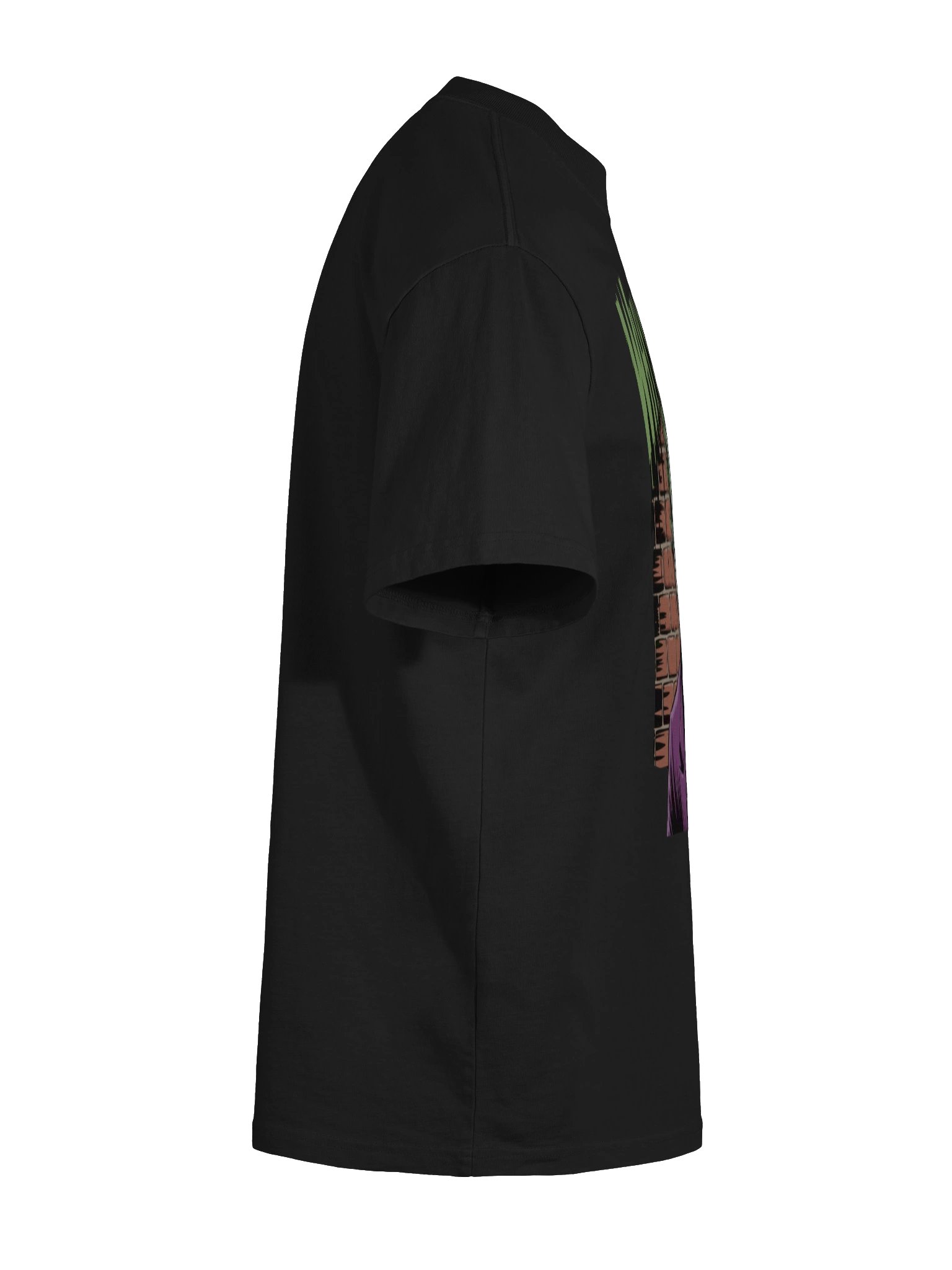 Joker 'Why So Serious?' Graffiti Wall Oversized Faded T-Shirt product image (11)