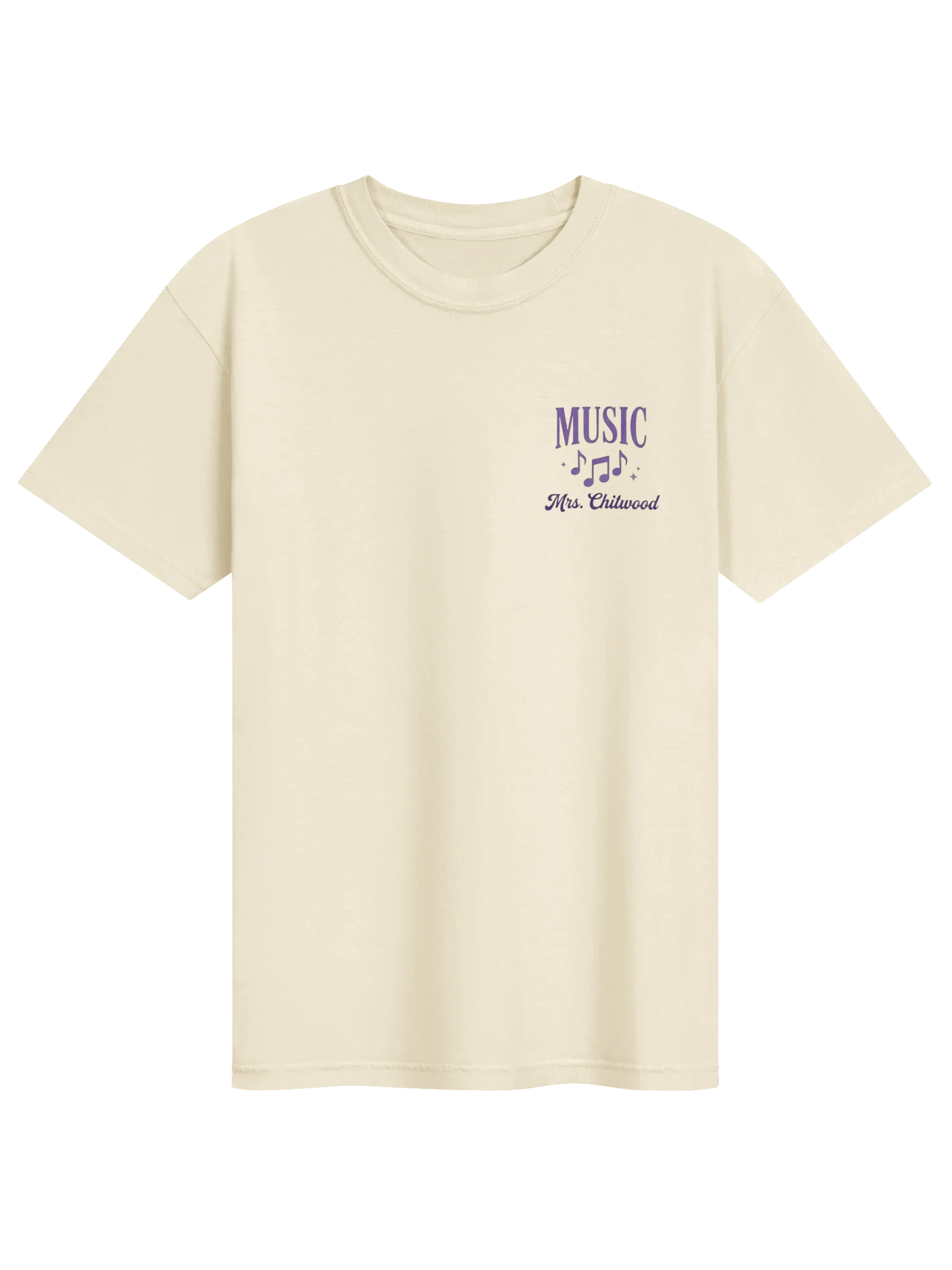Bethany Specials Teacher Cream Purple Text - Chitwood product image (1)