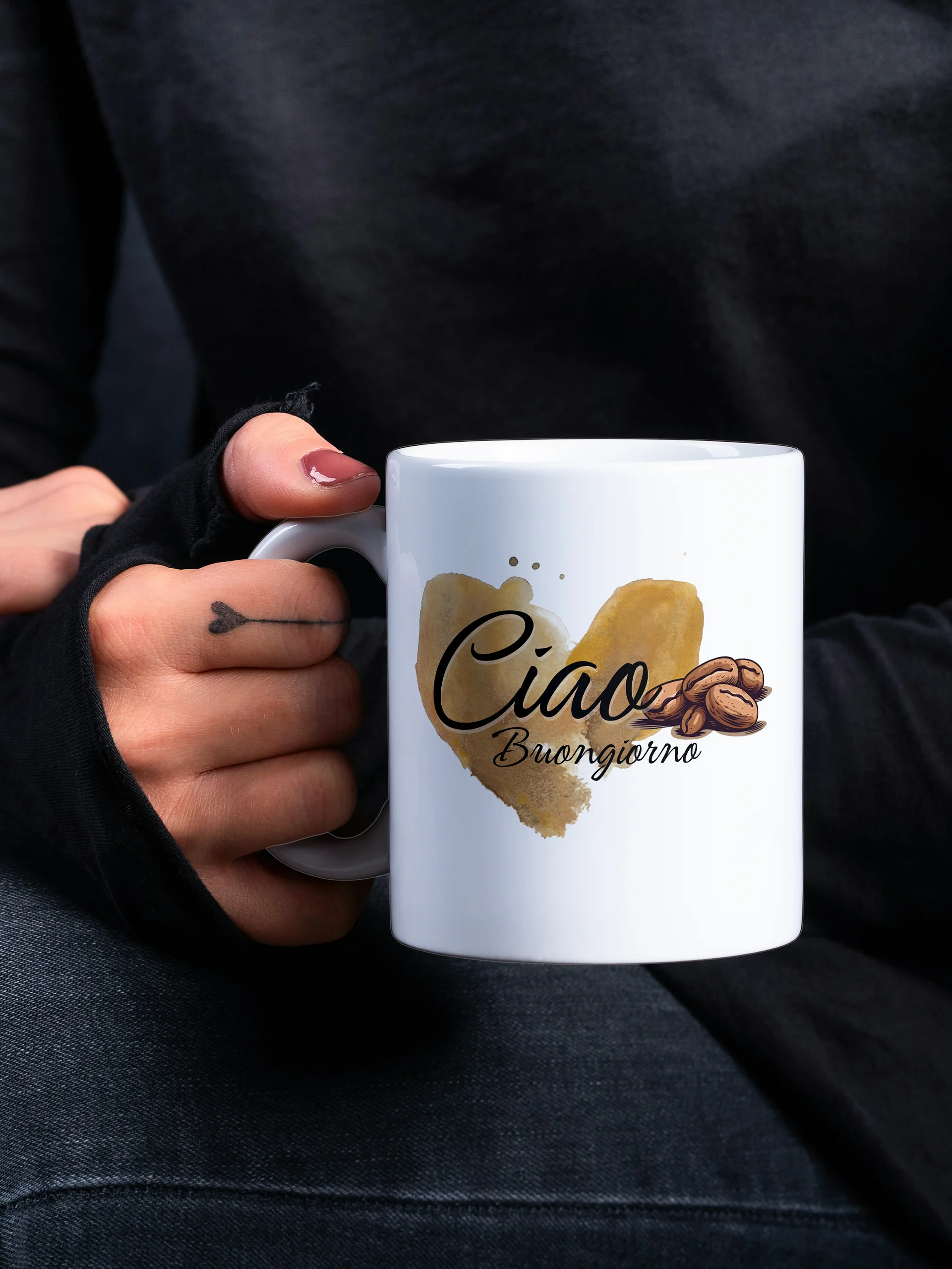 Ciao Buongio Heart Mug product image (1)