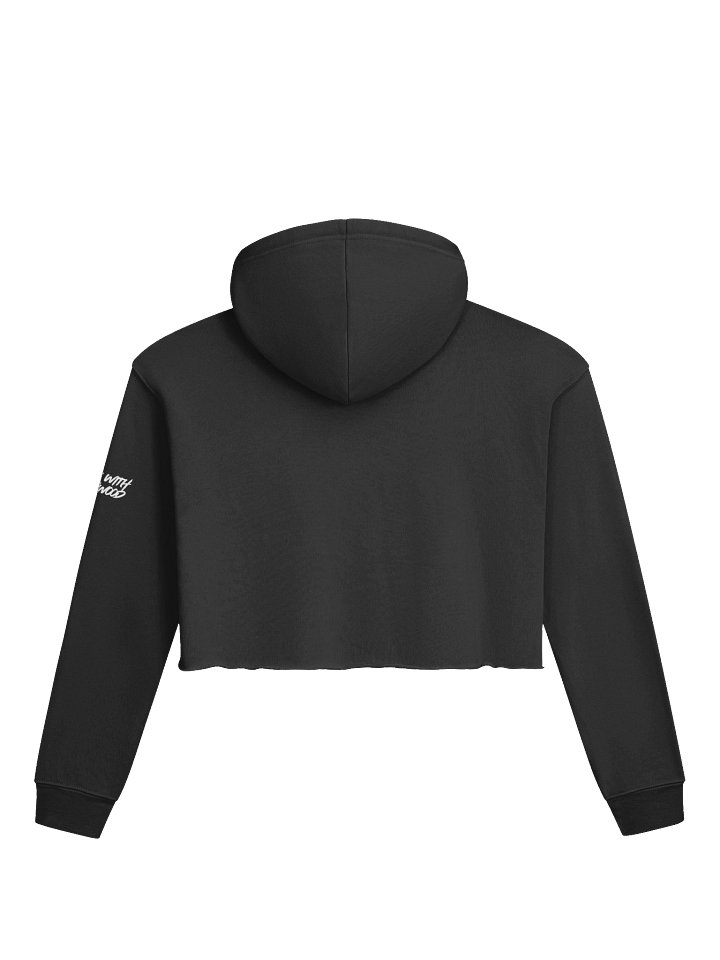 Darkness Rabbit Fleece Crop Hoodie product image (2)