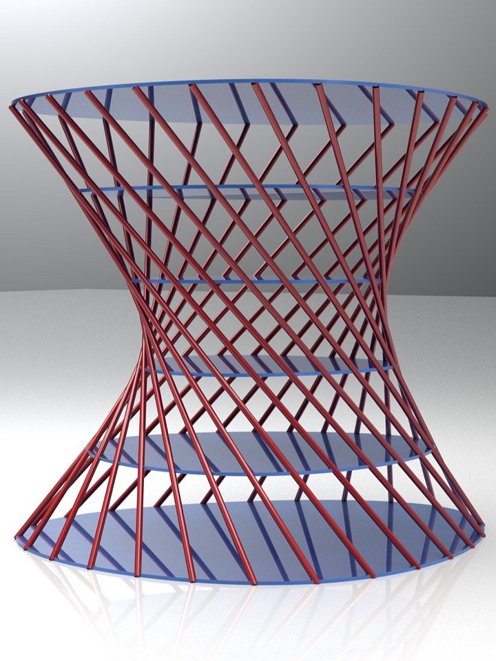 Curved Parametric Furniture Design Grasshopper Rhino Files Download product image (1)