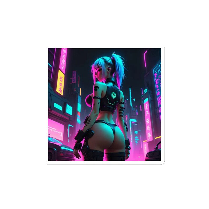 Neon Cyberpunk Magnets product image (2)