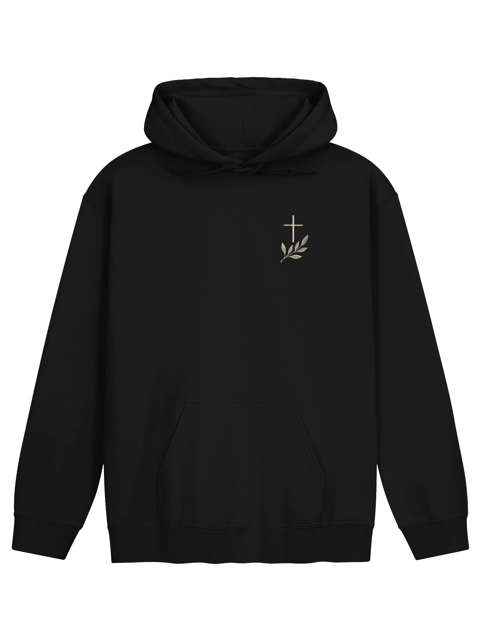 Faithful to the End — Polycarp Hoodie, front.
