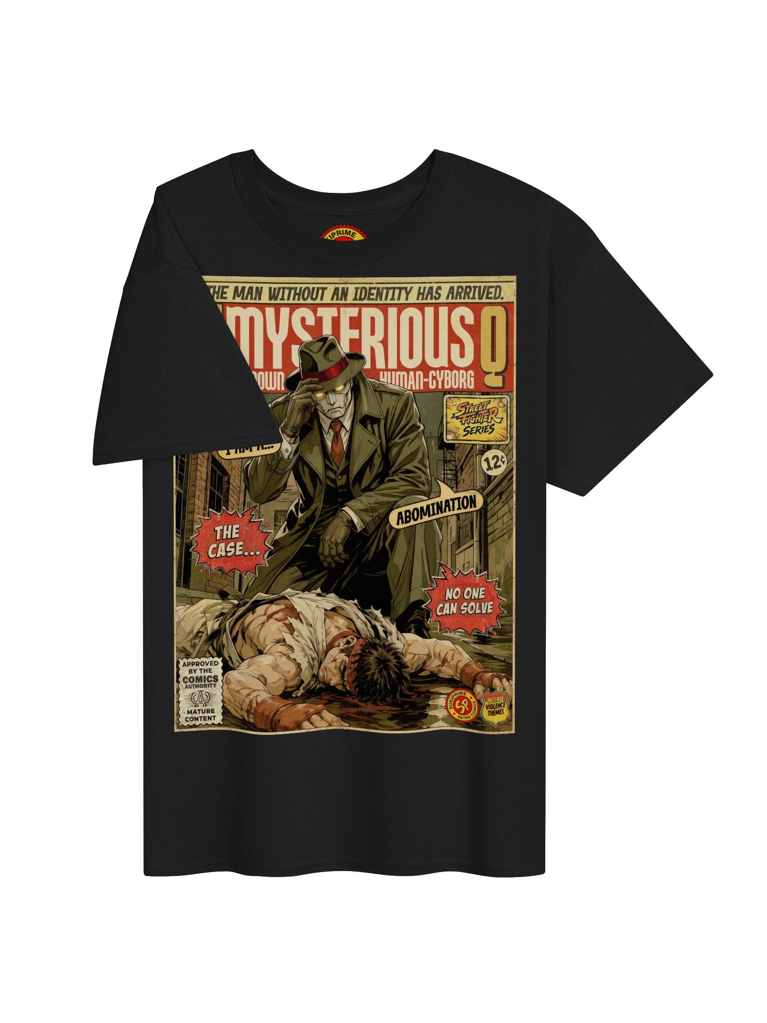 Q Comic Art Gaming T-Shirt product image (3)