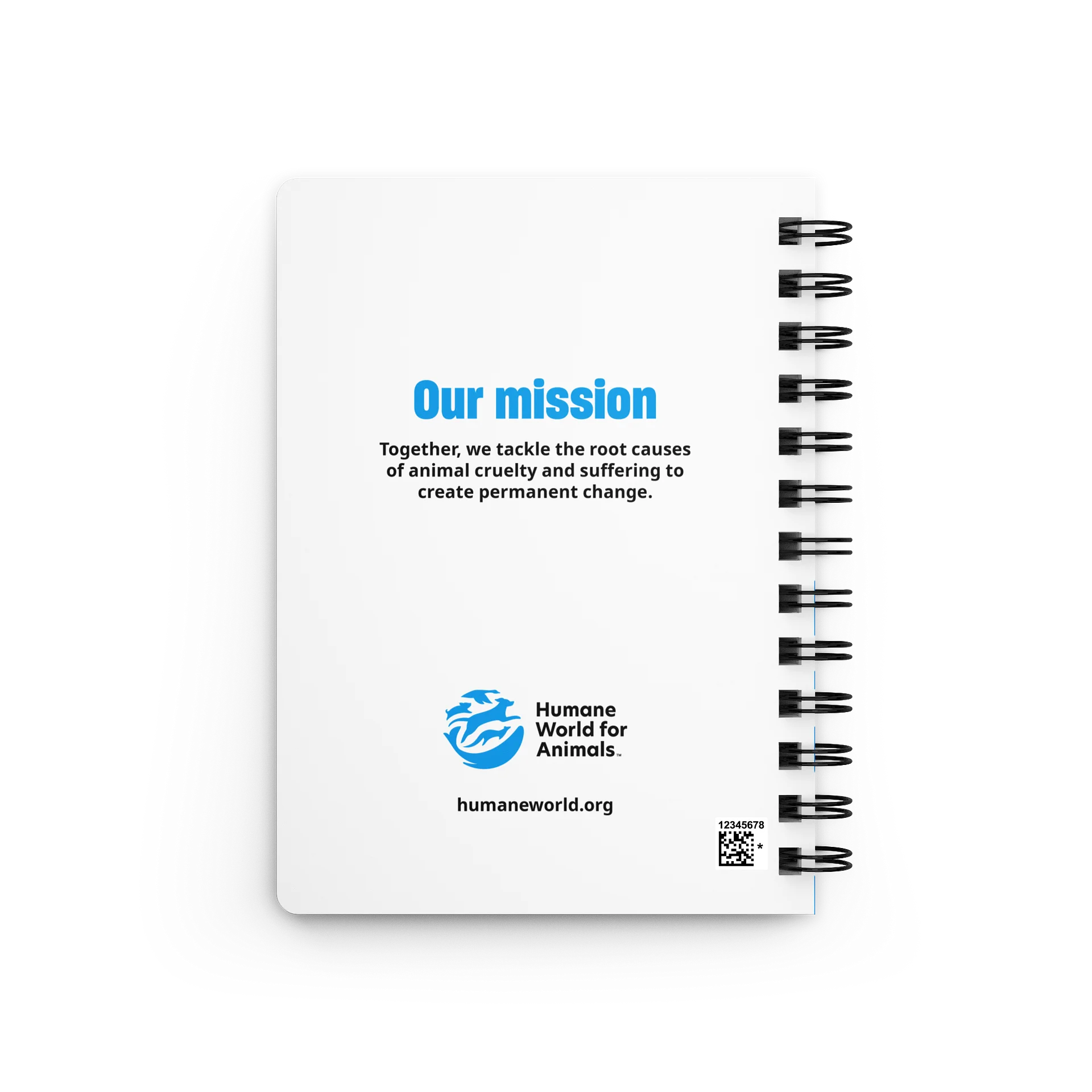 Journal - Supergraphic - blue on white product image (2)