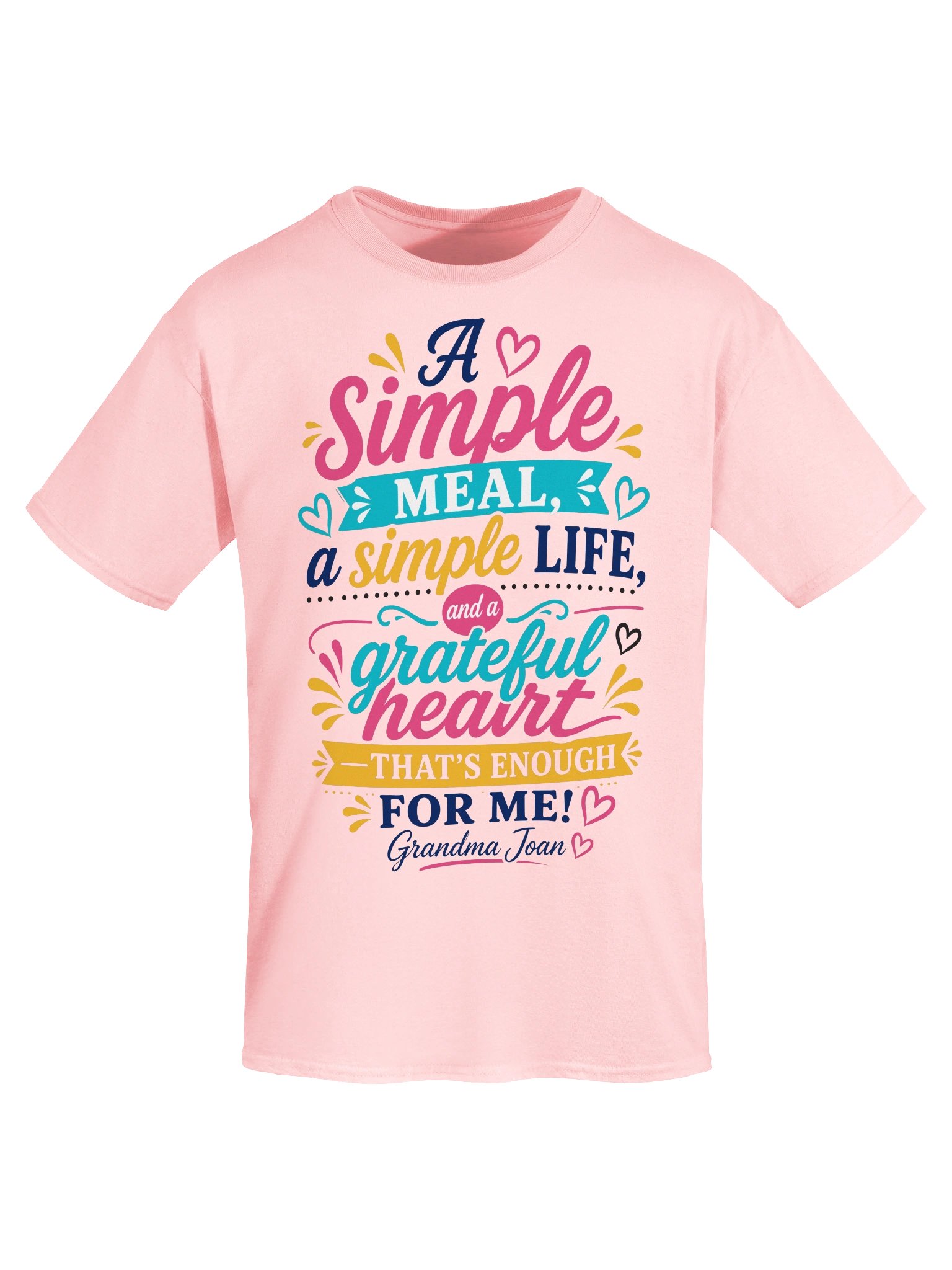 A Simple Meal, A Simple Life! - t-shirt product image (2)