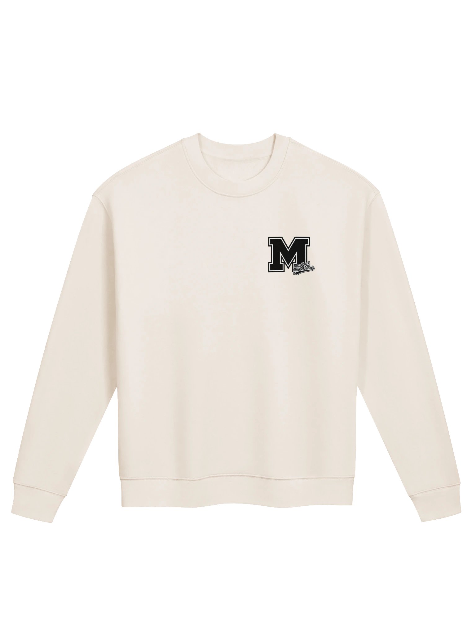 MIMS Black Varsity Logo Crewneck product image (1)