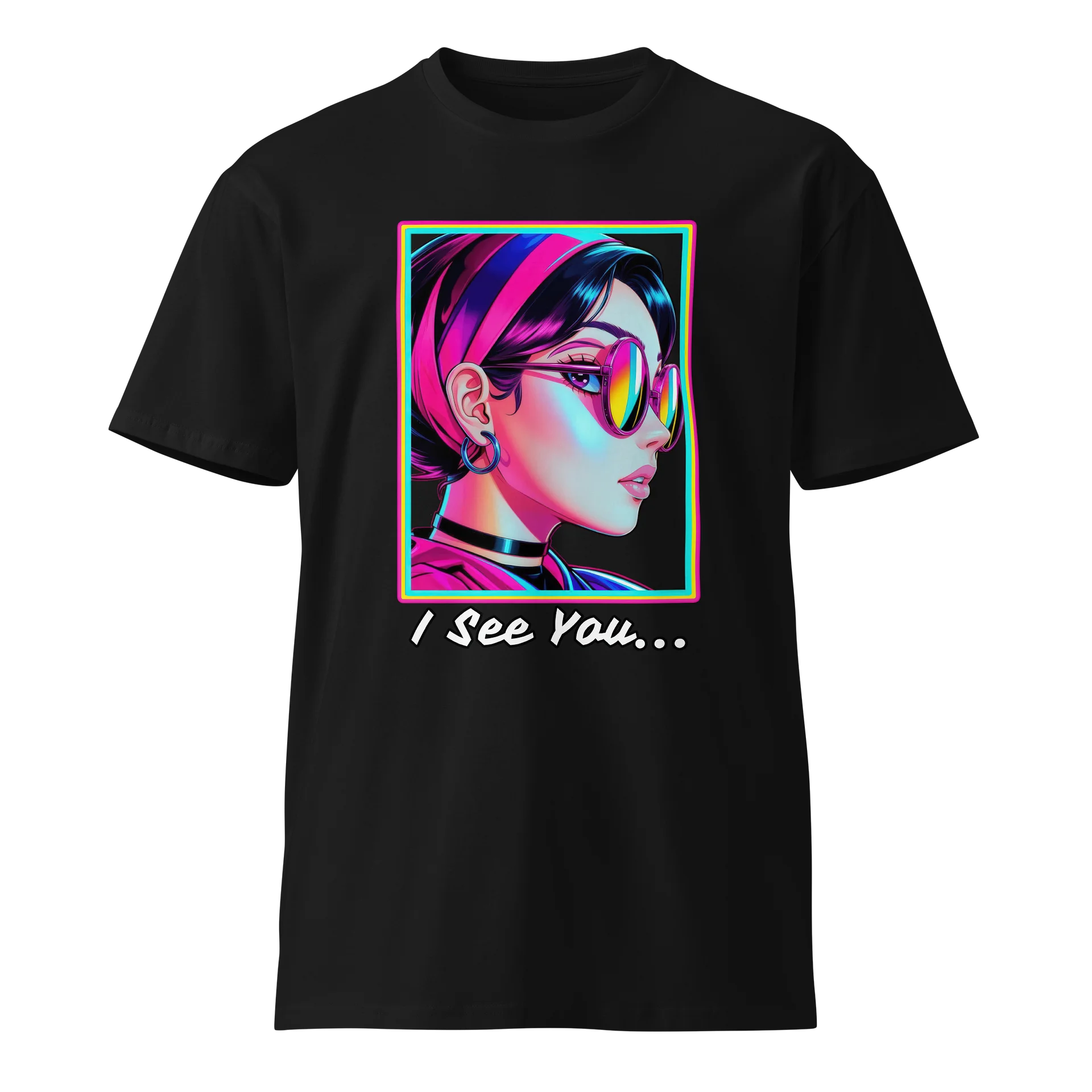 I See You - Side Eye Girl - AS Colour Unisex Premium T-Shirt product image (3)