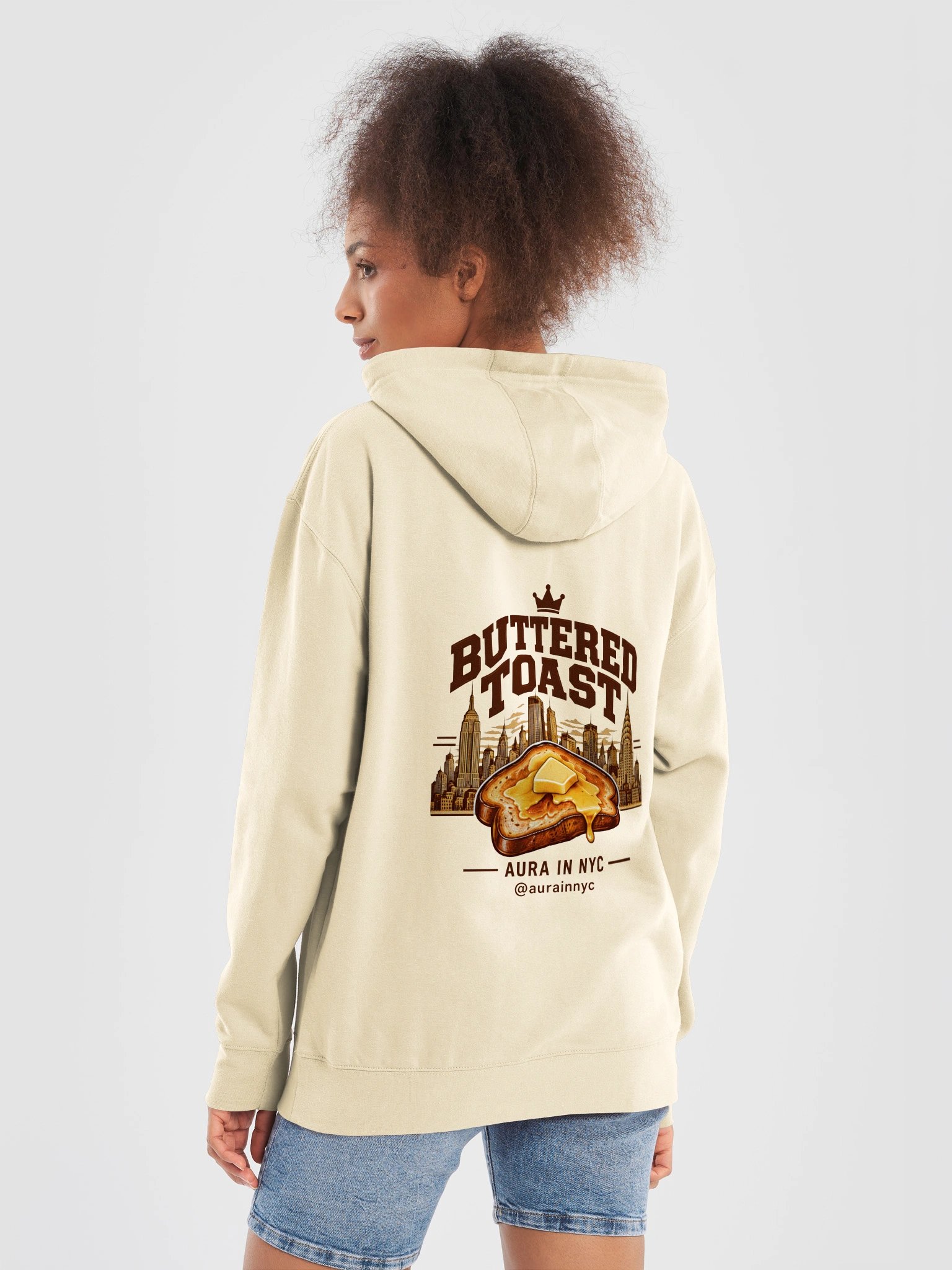 Buttered Toast City - Full Back Premium Hoodie product image (6)