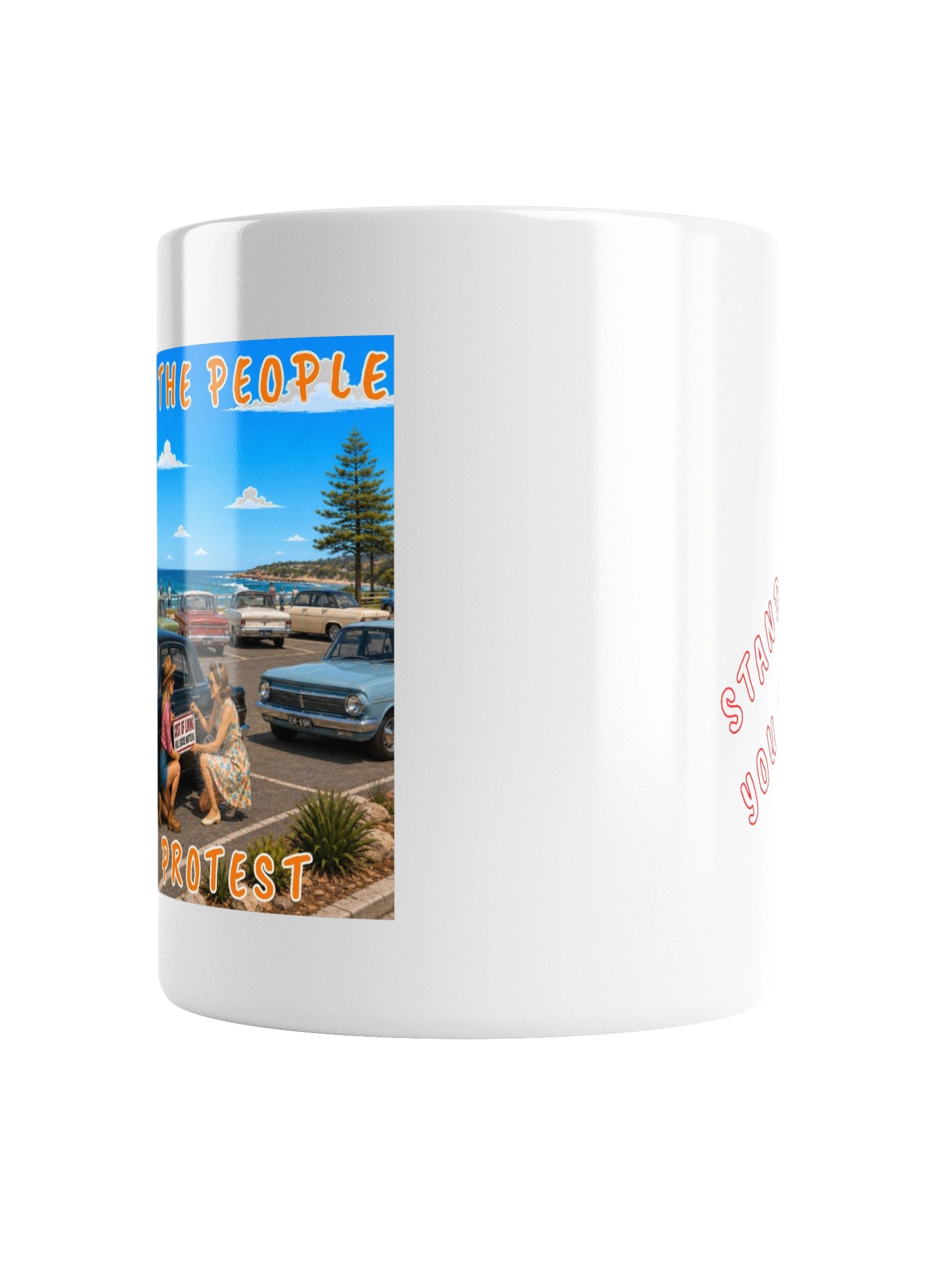 Silent Protest - Support the People Mug product image (3)