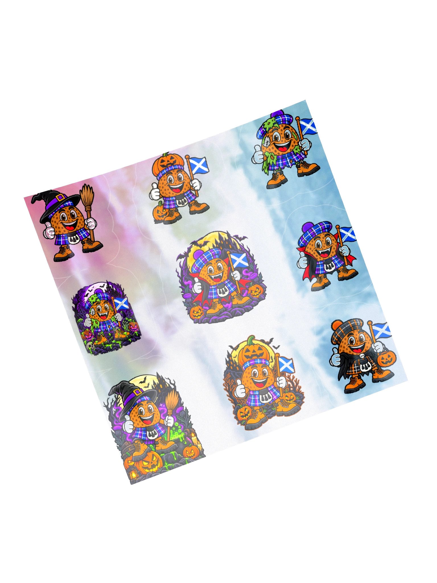 Mr Haggis Halloween Sticker Sheet product image (14)