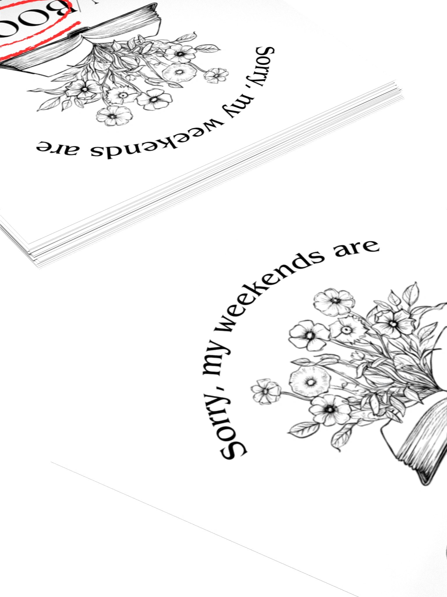 Sorry, my weekends are all booked sticker product image (7)