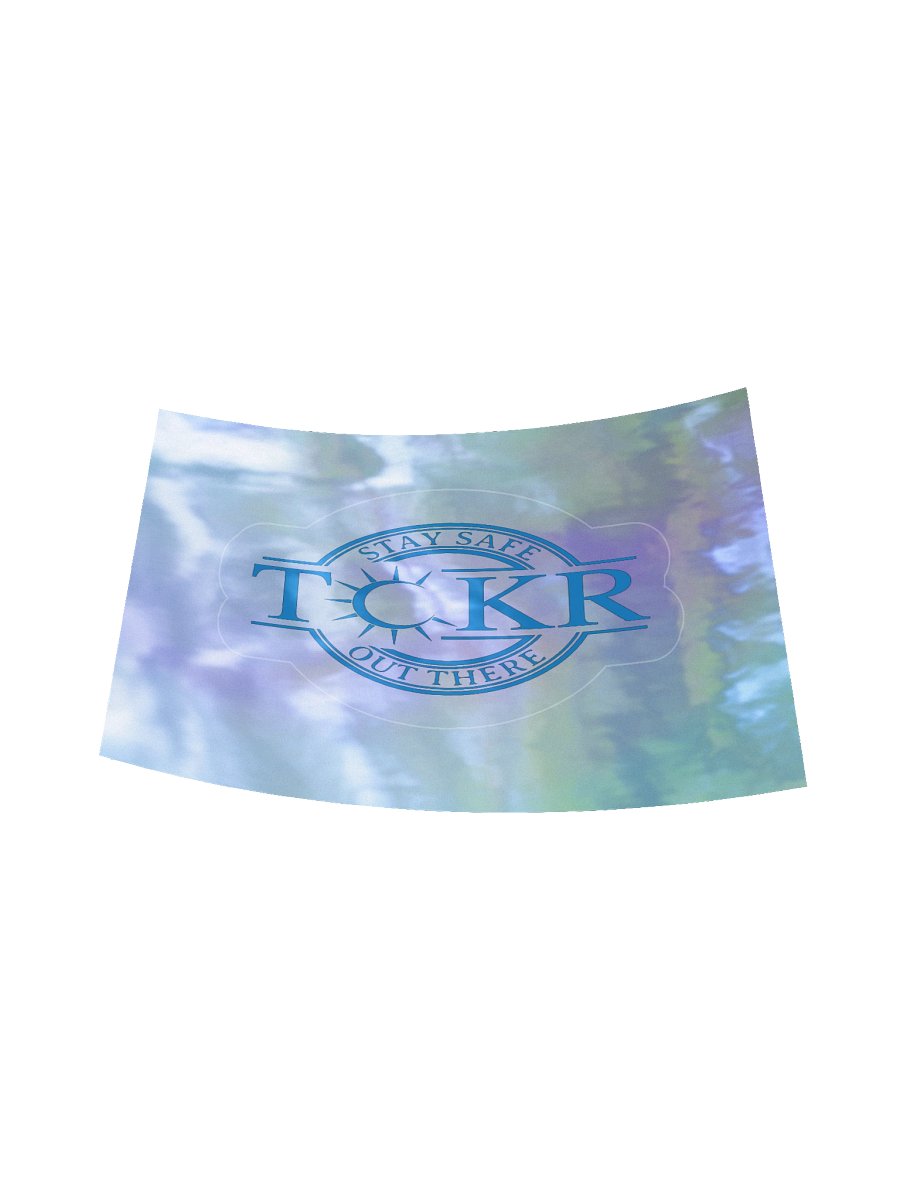 TCKR Stay Safe Holographic Sticker product image (6)