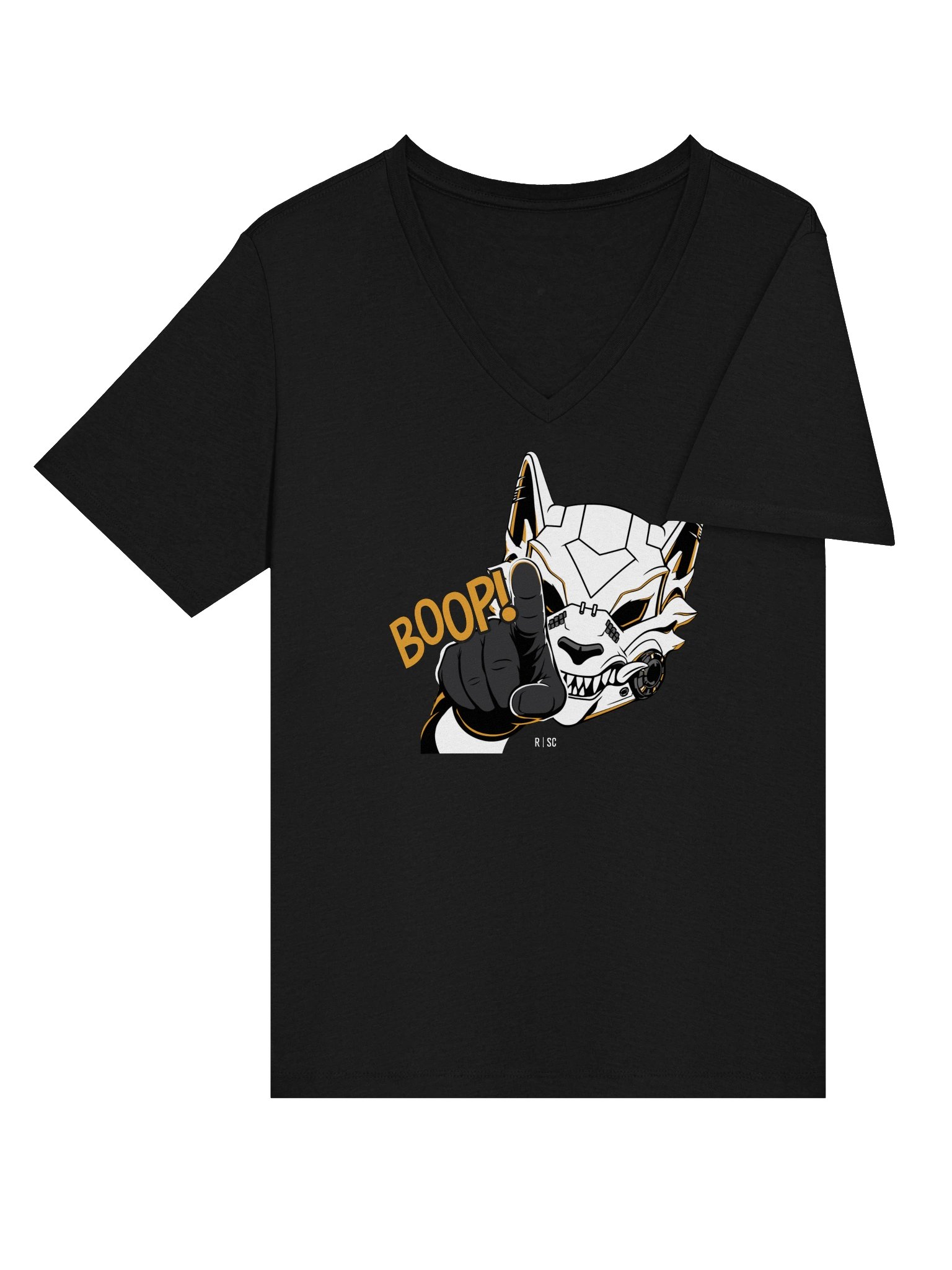 Wolf Boop V-Neck T-shirt product image (4)