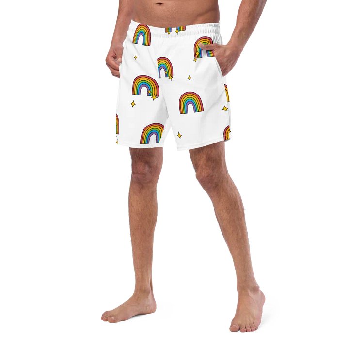 Starry Rainbow Delight Swim Shorts product image (2)