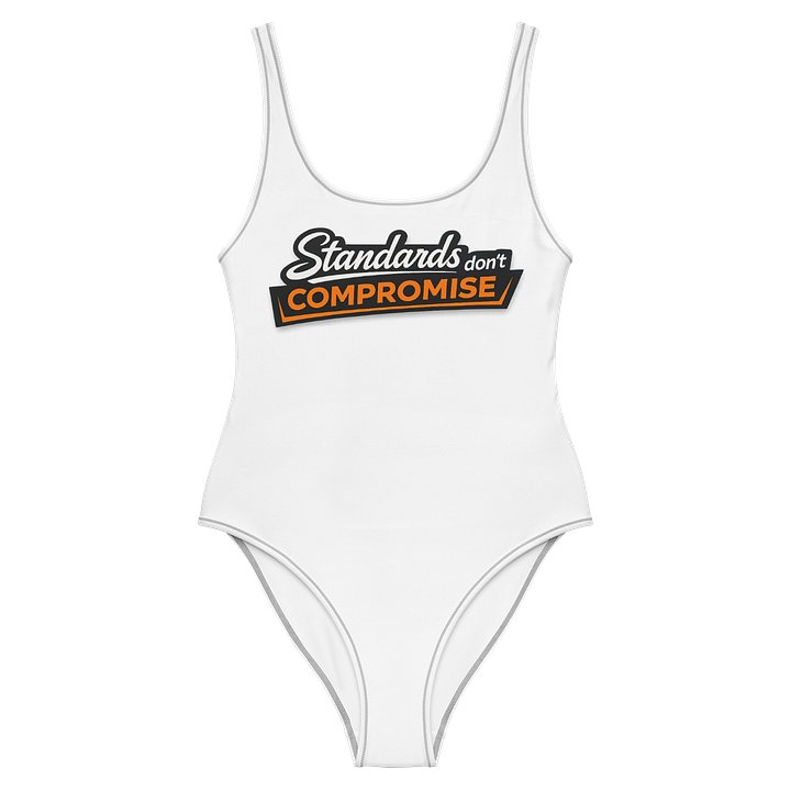 STANDARDS DON’T COMPROMISE — Signature Front Print One-Piece product image (2)