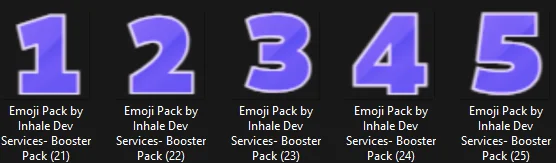 Purple Word Expression Emojis product image (3)
