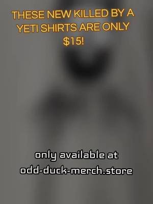 These new @killed by a yeti Shirts are only $15!!!  #killedbyayeti #yeti #metal #oddduckcoffeeandapparel #shirt 