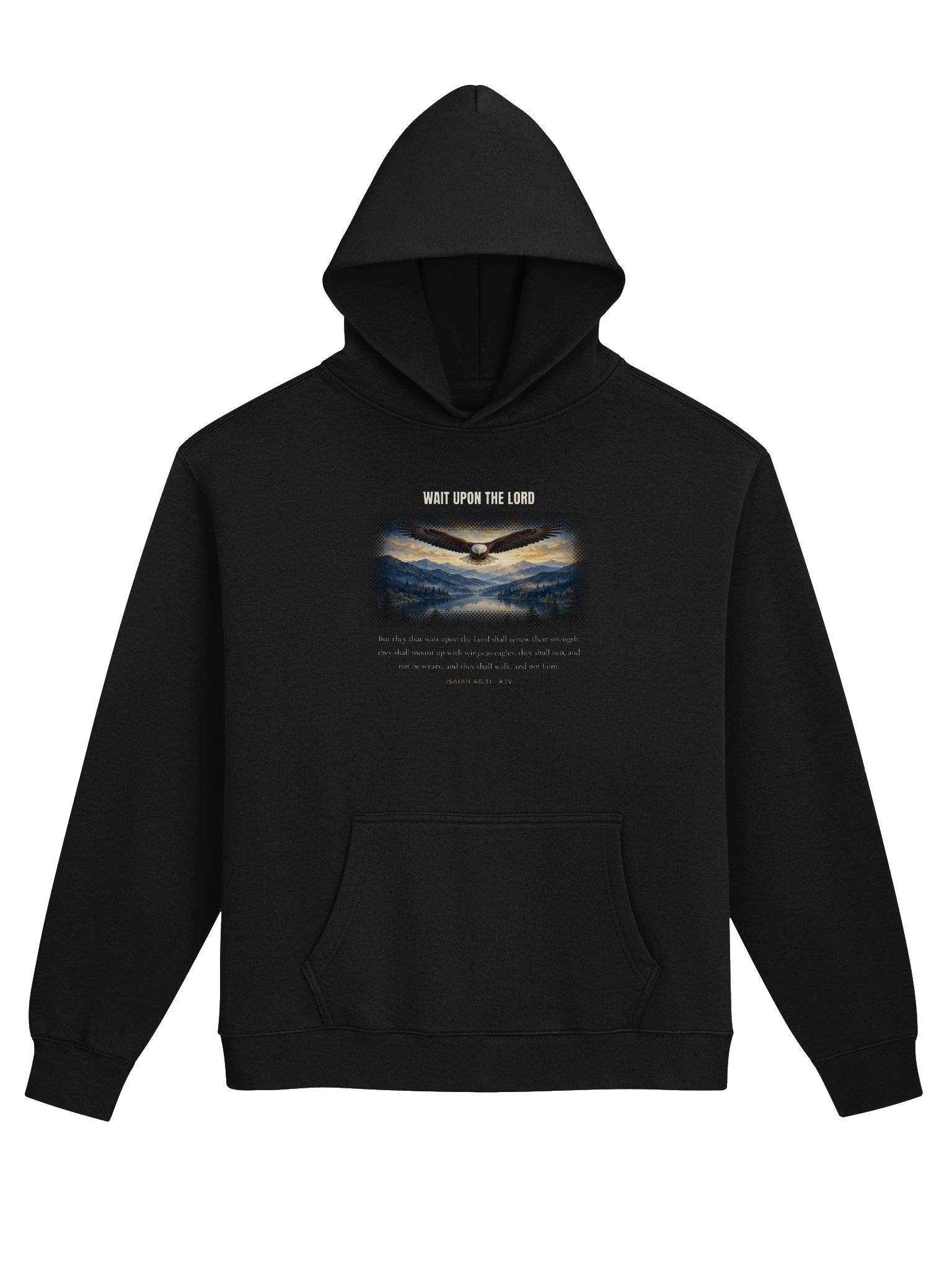 Mount Up With Wings as Eagles — Isaiah 40:31 Hoodie product image (1)