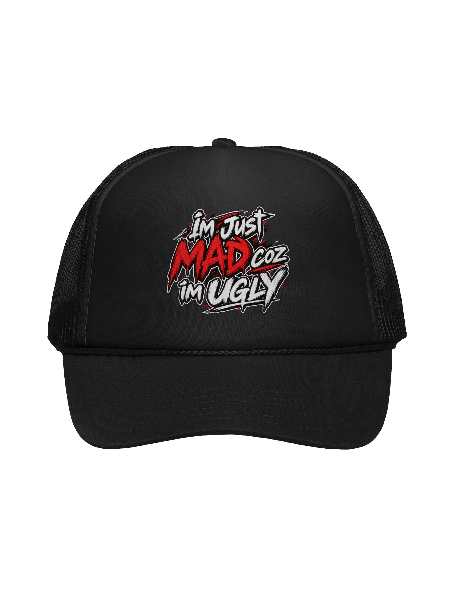 I’m Just Mad Coz I’m UGLY Trucker Cap product image (1)