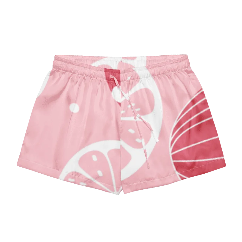 Pink Citrus Slice Pajama Shorts product image (1)