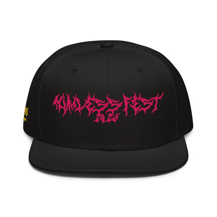 Nvmeless Fest 2026 Wool Snapback Hat product image (1)