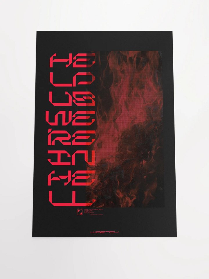 Help Us We're In Hell Print product image (1)