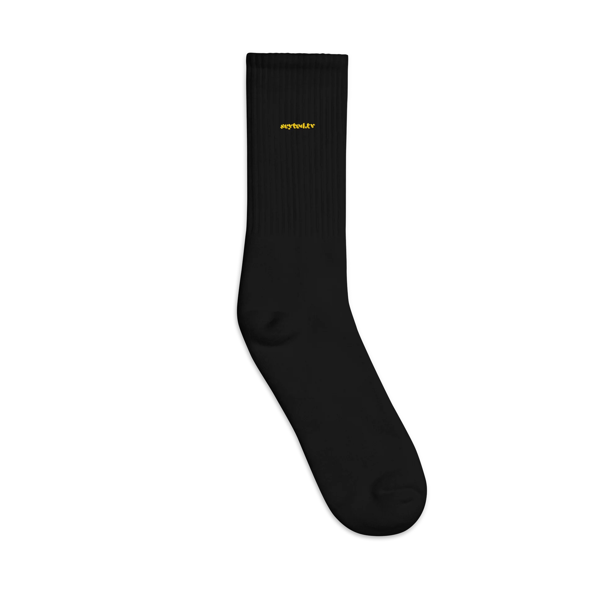 ScytedTV Essentials Embroidered Crew Socks product image (1)