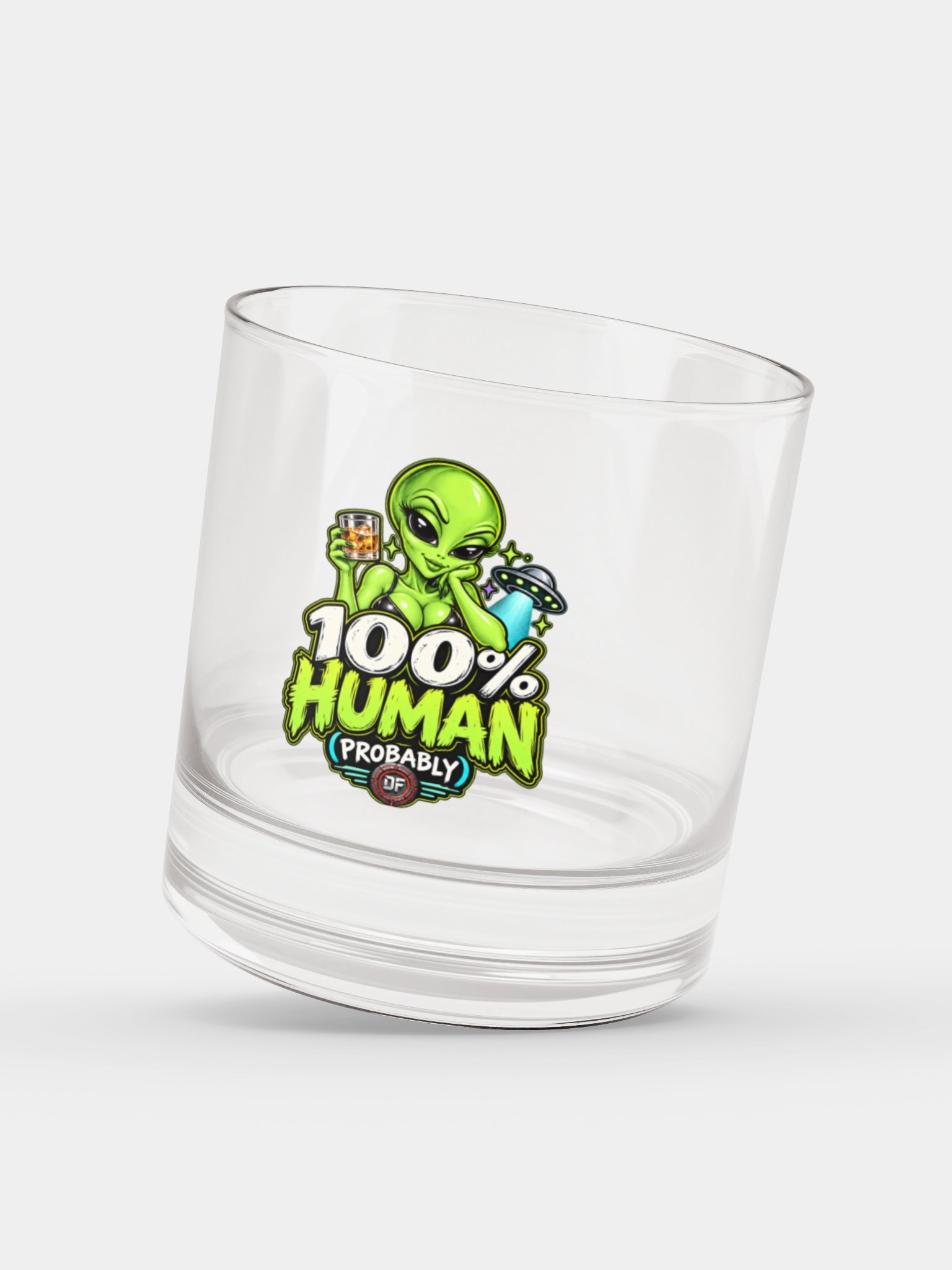 Probably Human Whiskey Glass product image (3)