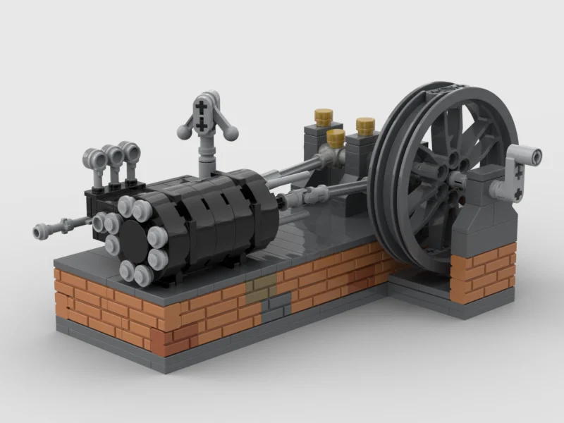Desktop Steam Engine MOC product image (6)