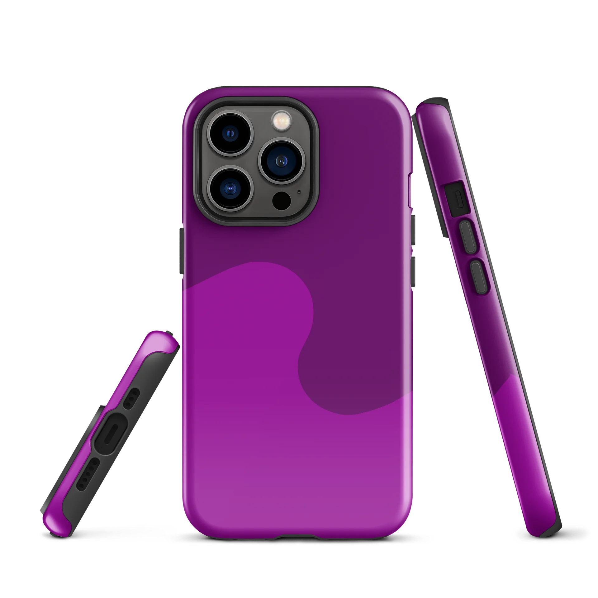 Purple Fume Minimal Wave iPhone Case product image (2)