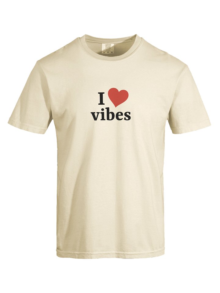 I <3 vibes | short sleeve comfort colors t-shirt product image (1)