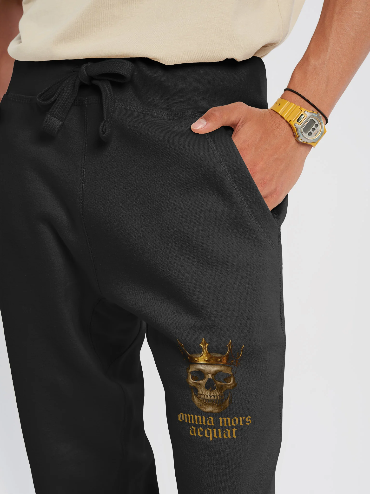 OMMA MORS AEQUAT “Death Makes all things Equal” Joggers product image (4)