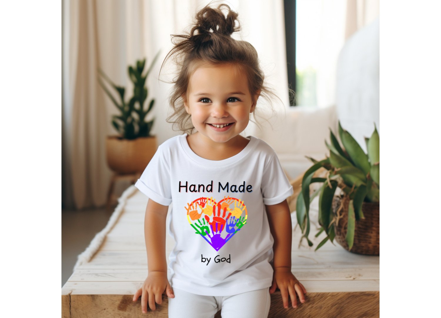 Hand Made by God Toddler T-Shirt product image (1)