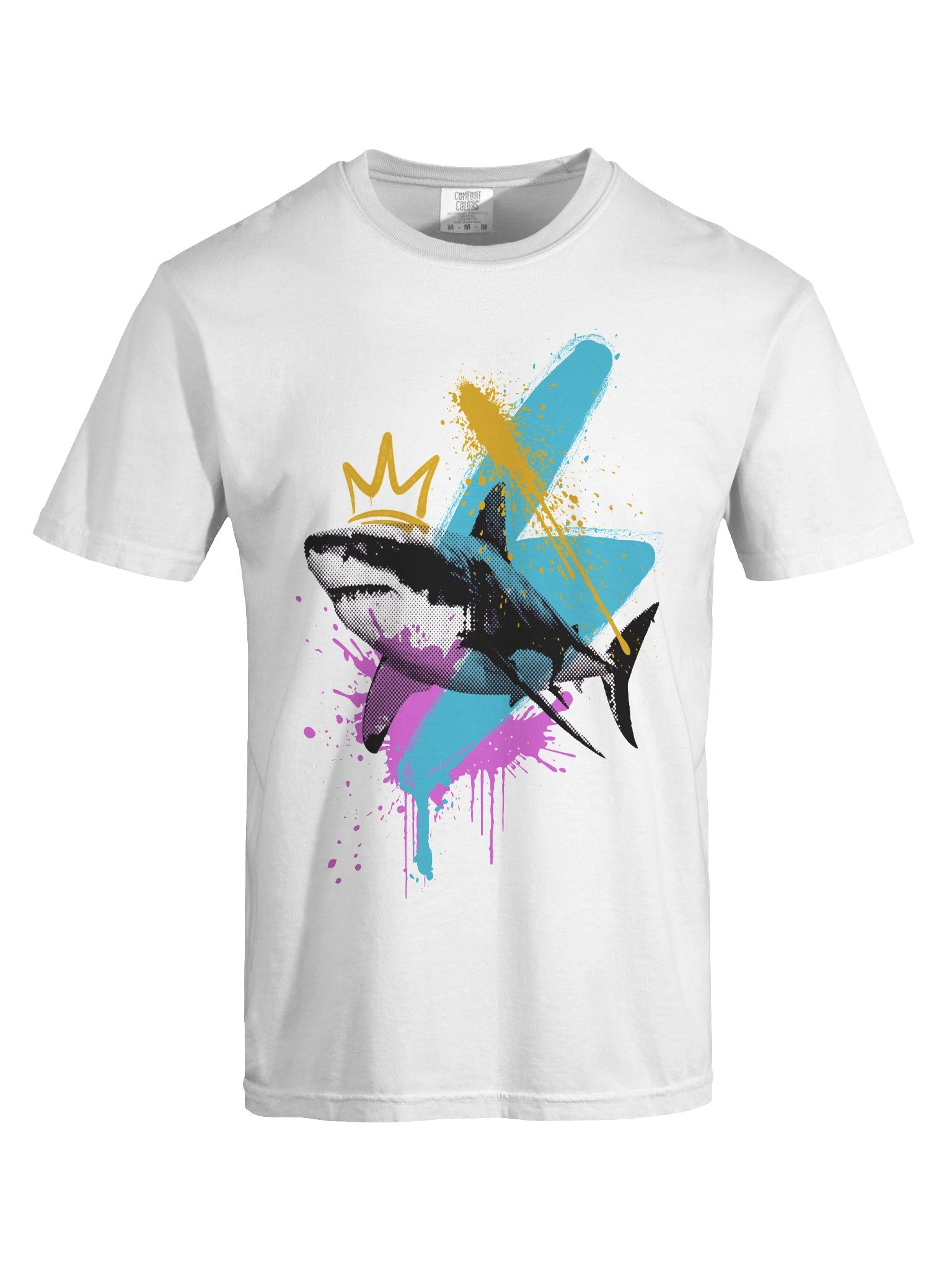 Prince Shark Painted Halftone Tee product image (27)