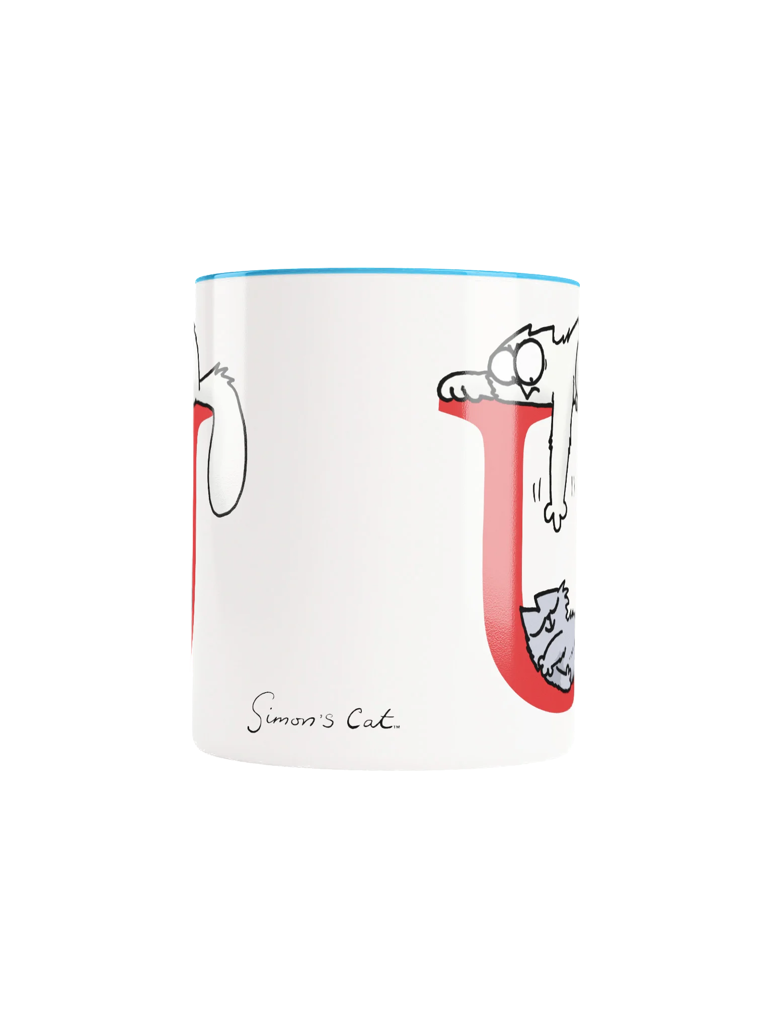 Cat Monogram Mug - U product image (5)