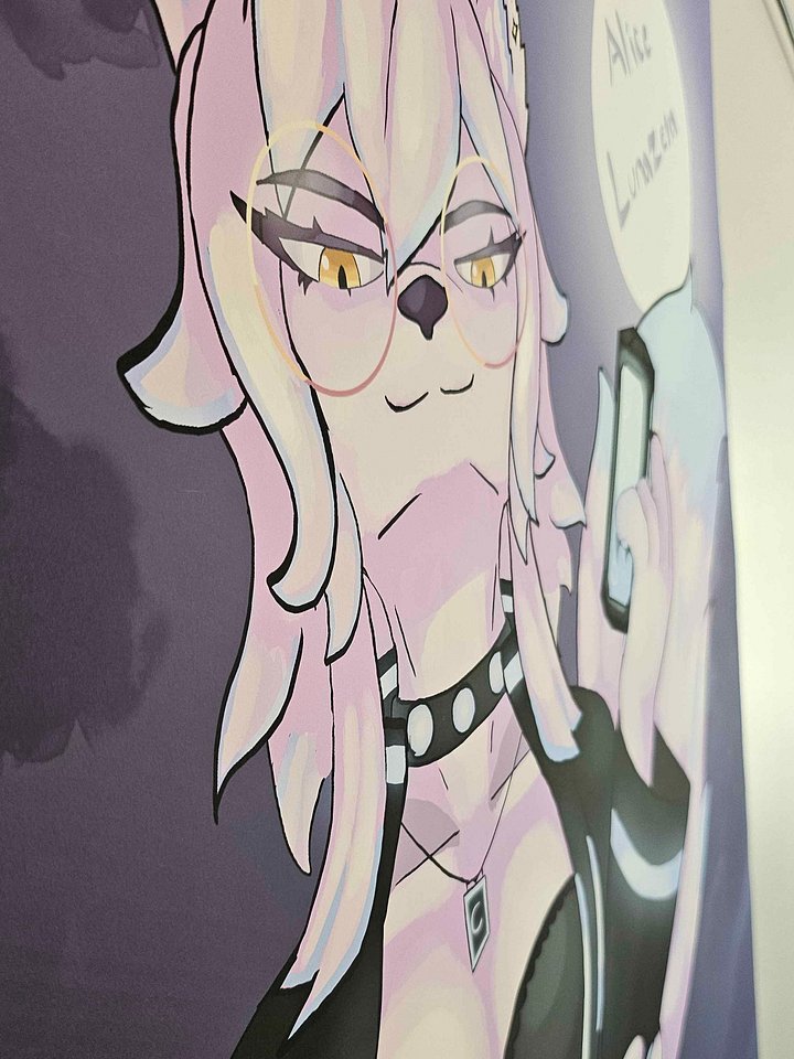 Lunazera Wolf Witch Poster product image (2)
