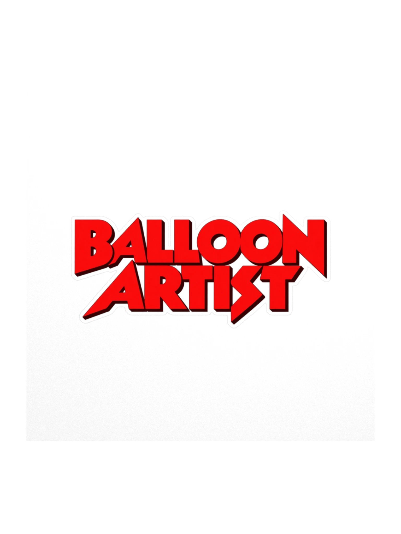 Balloon Artist Playfully Wicked Kiss Cut Sticker product image (1)