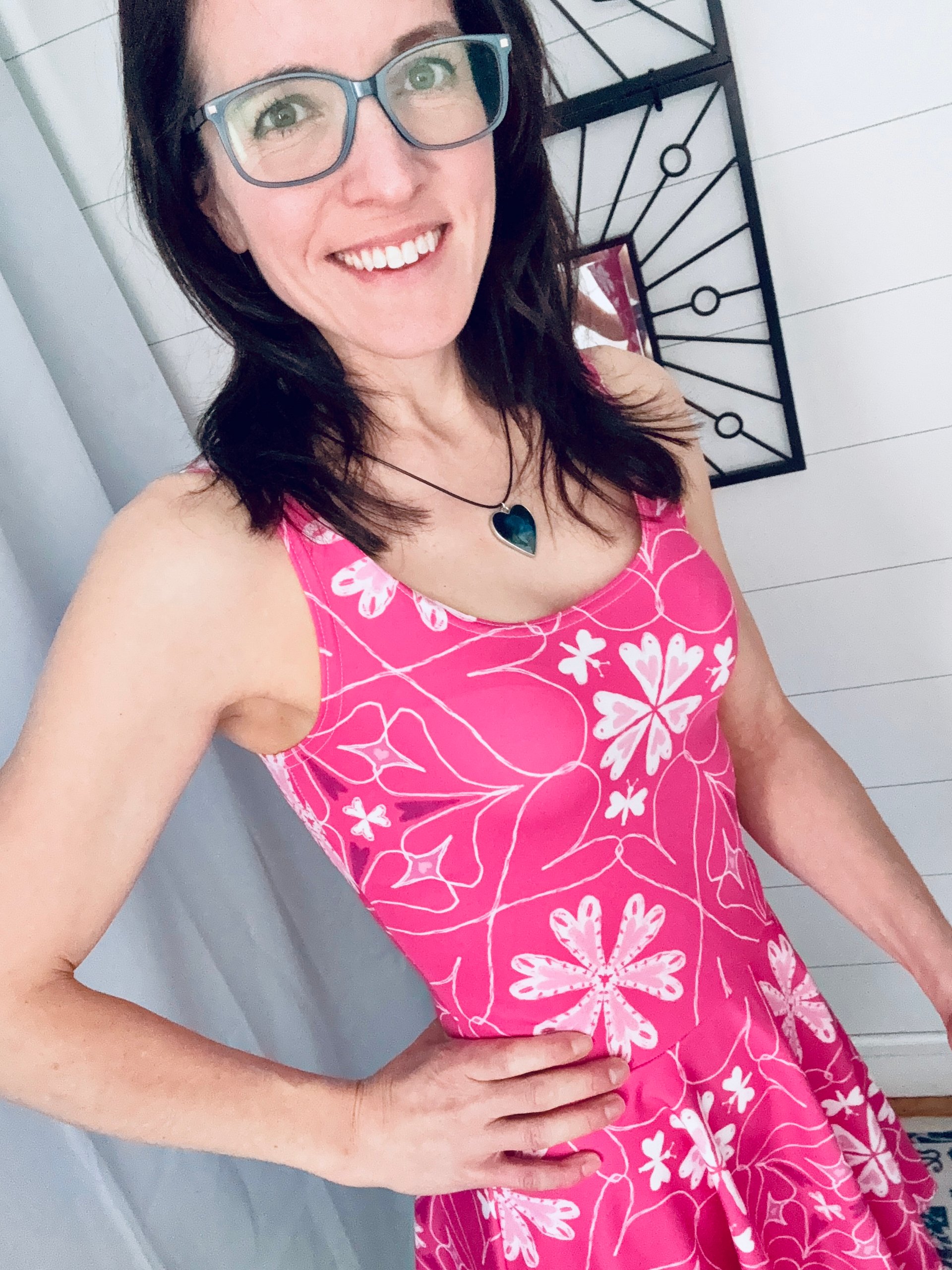 Hearts Blooming Skater Dress | Fit & Flare | Monique Faella Designs™ product image (3)