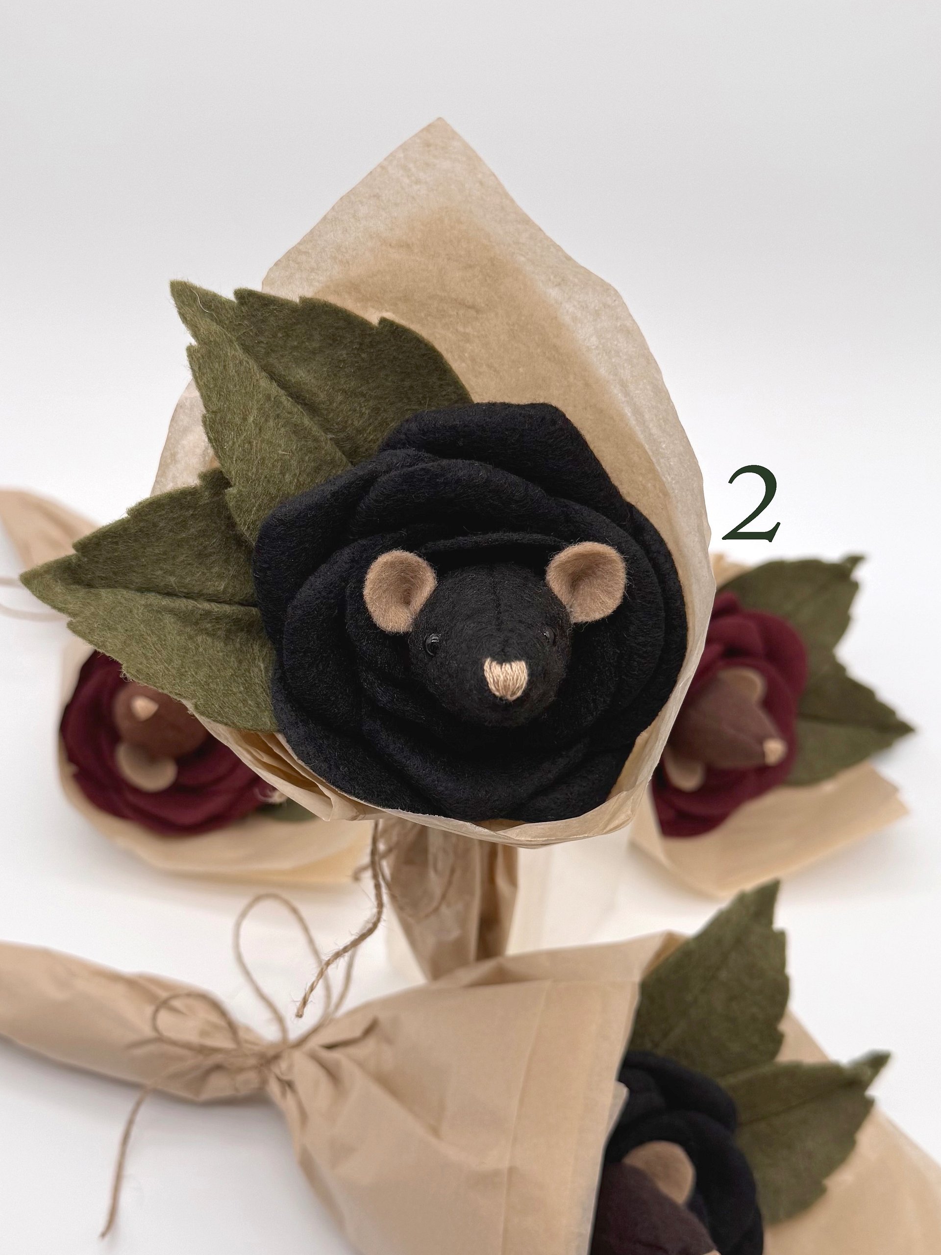 Goth inspired rat rose product image (2)
