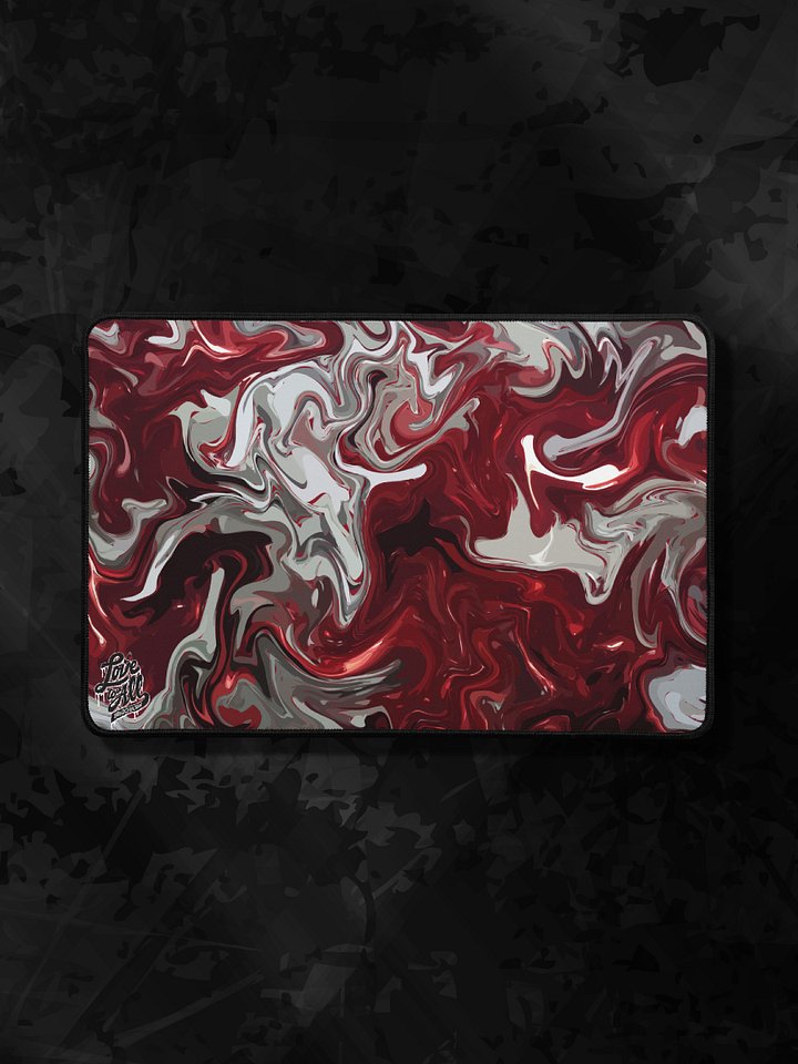 L2A Red Swirl Deskmat product image (1)
