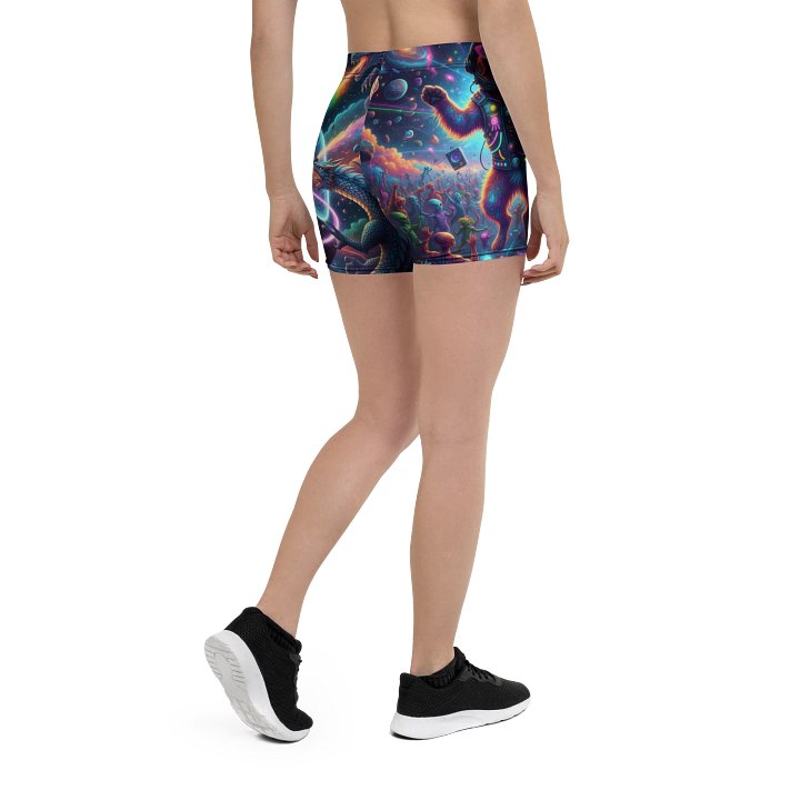 Cosmic Space Rave Woman Shorts (LIMITED EDITION ) product image (2)