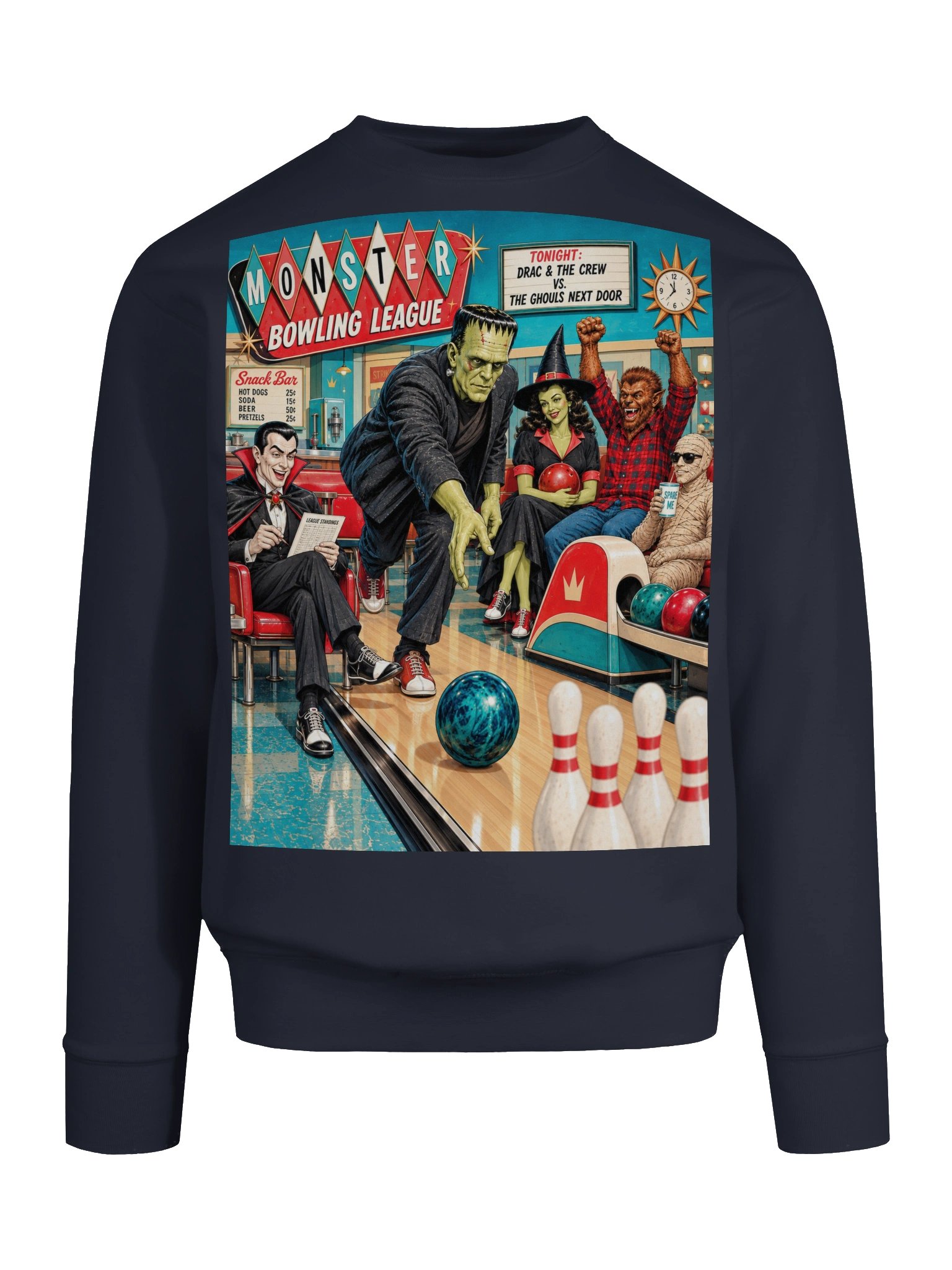 Monster Bowling League Sweatshirt product image (5)