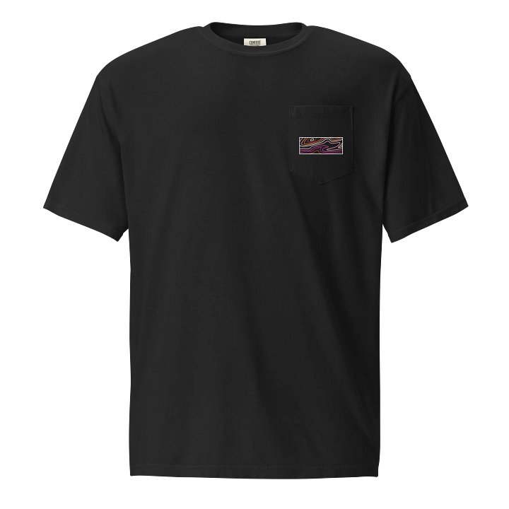 Topographic Pride Lesbian Pocket Shirt product image (1)